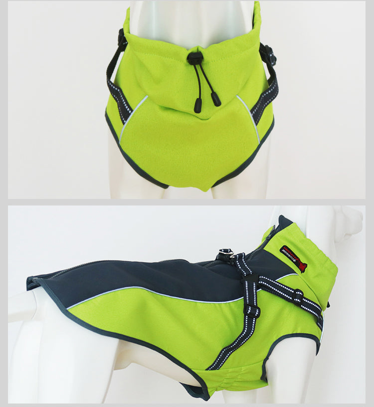 Dual Purpose Harness Rain Coat